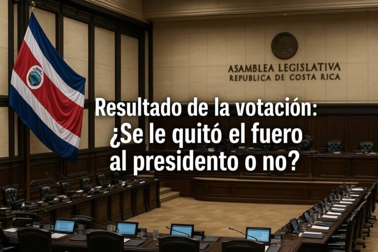Resultado de la votación: ¿Se le quitó el fuero al presidente o no?